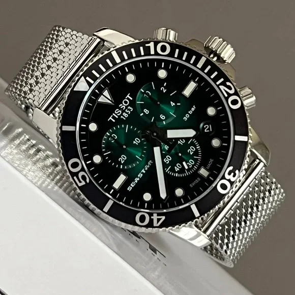 T120.417.11.091.00- Tissot Men’s Seastar 1000 Quartz Chronograph Watch - Picture 2 of 13